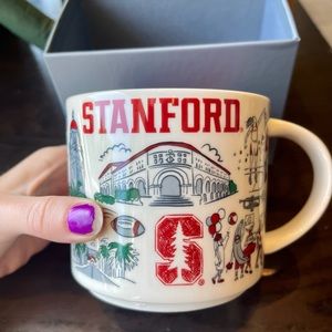 NWT STARBUCKS BEEN THERE CAMPUS COLLECTION STANFORD CALIFORNIA SAN FRANCISCO MUG